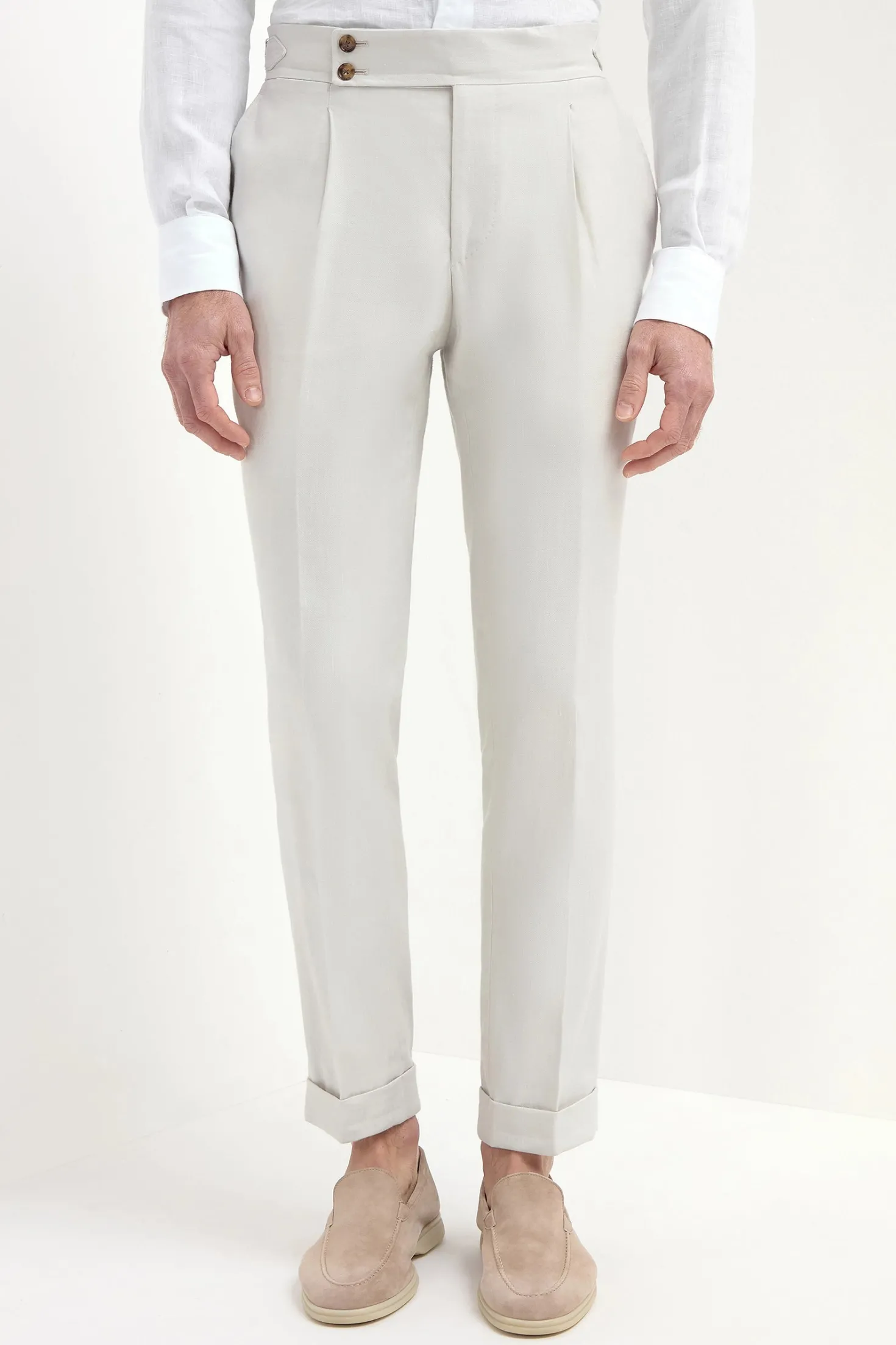 pantalon Soragna stretch glace - Made in Italy