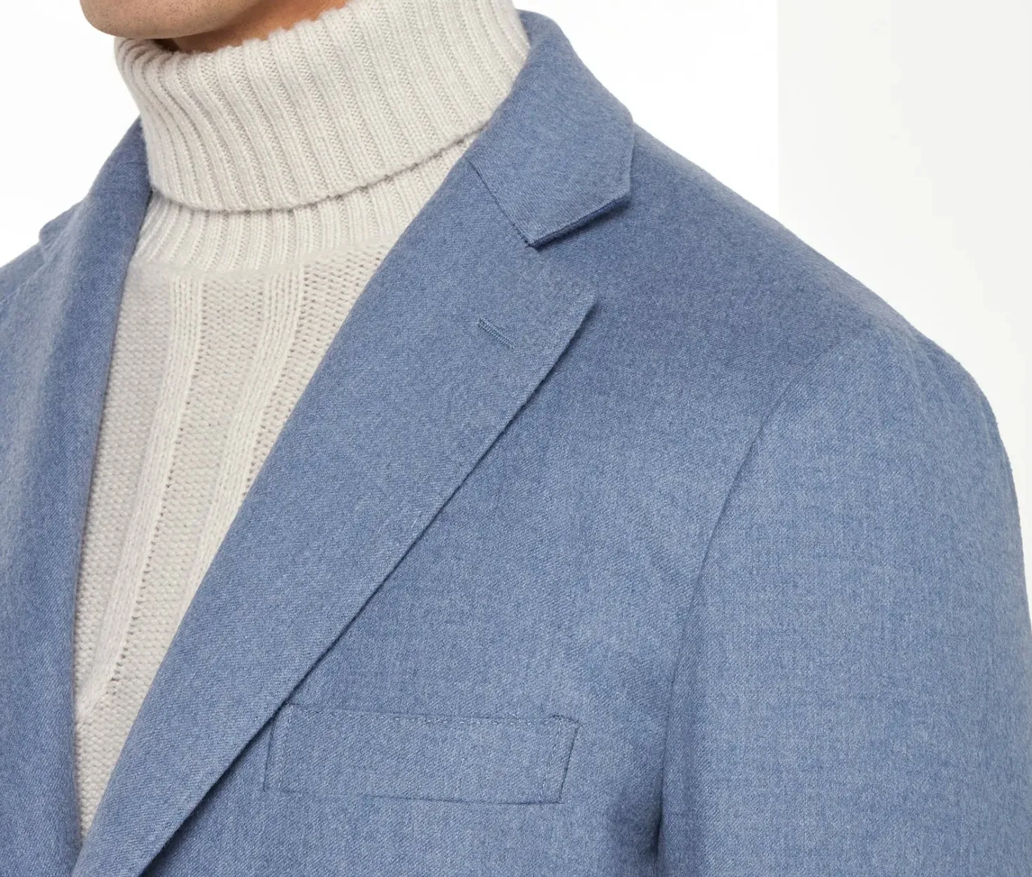 Pardessus Bleu clair - Made in Italy