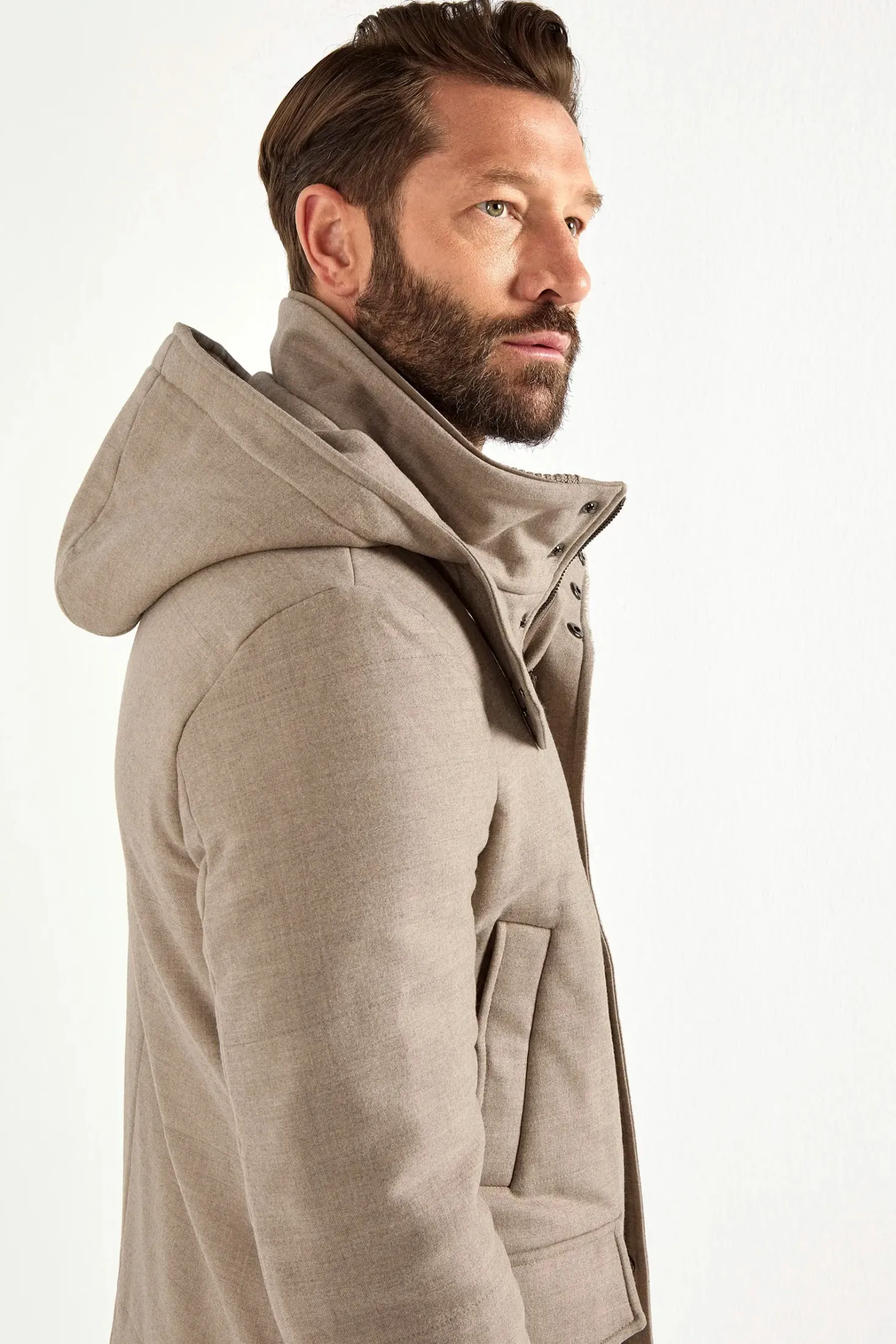 Parka beige – Made in Italy