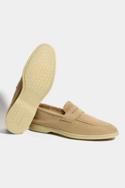Penny loafers taupe - Made in Italy