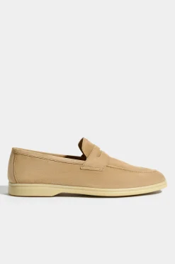 Penny loafers taupe - Made in Italy