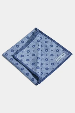 Pochette fantaisie bleu avio - Made in Italy