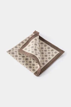 Pochette micro-fantaisie beige - Made in Italy