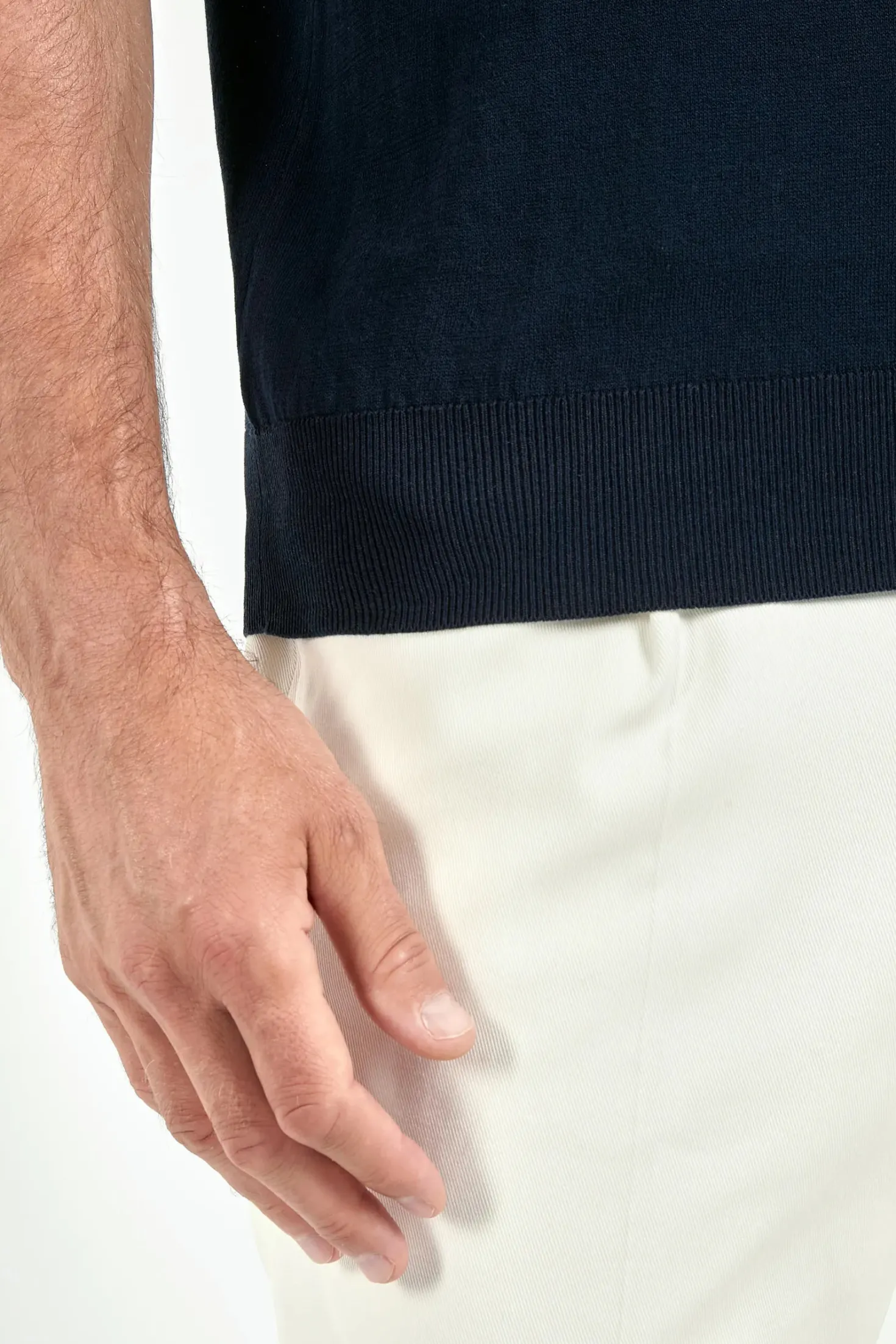 Polo bleu - Made in Italy
