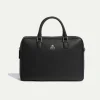 Porte-documents noir en cuir - Made in Italy