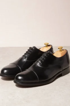 Richelieus de smoking noirs - Made in Italy