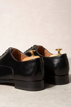 Richelieus de smoking noirs - Made in Italy