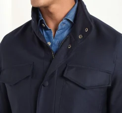 Saharienne bleue - Made in Italy