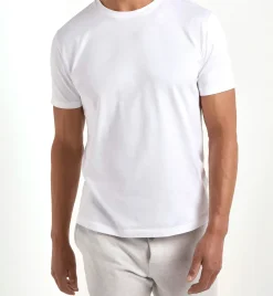 T-shirt blanc en jersey - Made in Italy