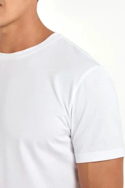 T-shirt blanc en jersey - Made in Italy