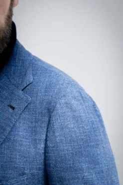 Veste bleu océan « Neapolitan Capsule Collection » - Made in Italy