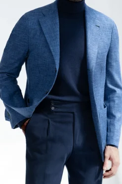 Veste bleu océan « Neapolitan Capsule Collection » - Made in Italy