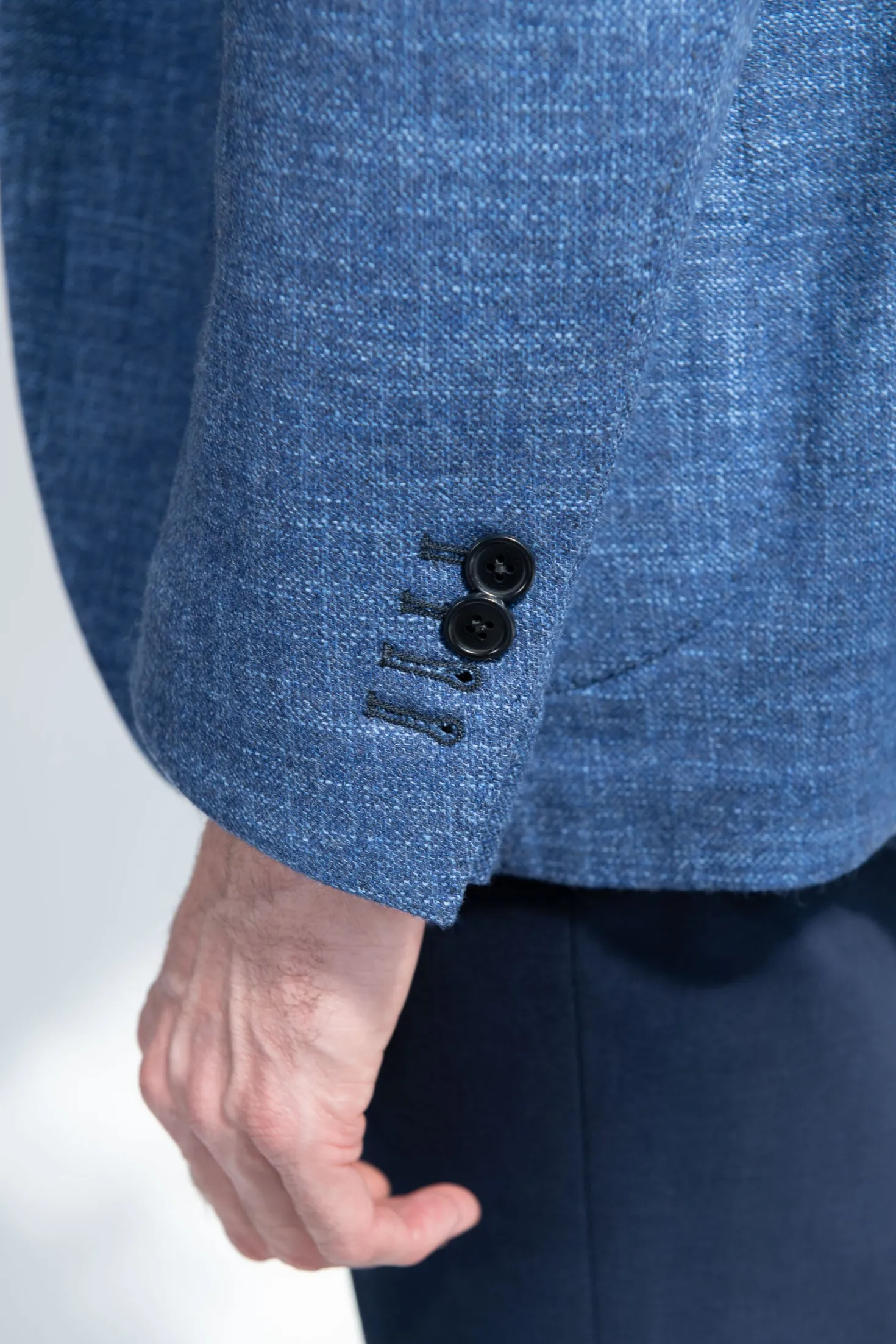 Veste bleu océan « Neapolitan Capsule Collection » - Made in Italy