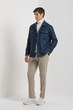 Veste-chemise bleue - Made in Italy