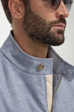 Veste courte Bleu clair - Made in Italy
