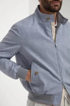 Veste courte Bleu clair - Made in Italy