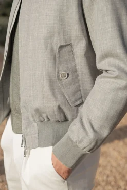 Veste courte grise – Made in Italy