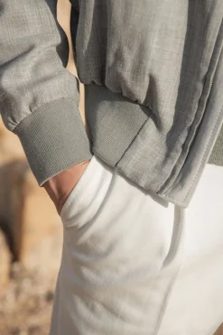 Veste courte grise – Made in Italy
