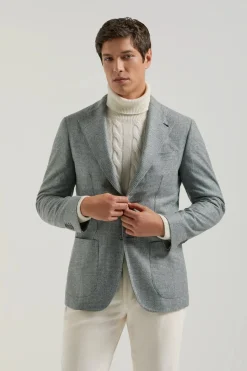 Veste Gris clair Prince de Galles - Made in Italy