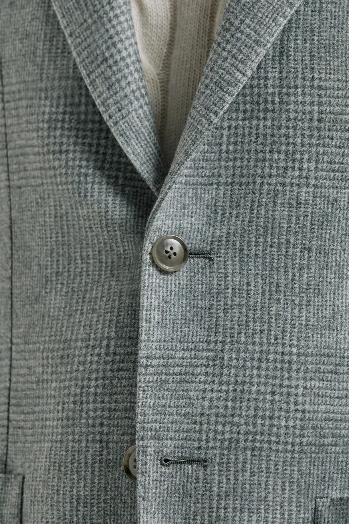 Veste Gris clair Prince de Galles - Made in Italy