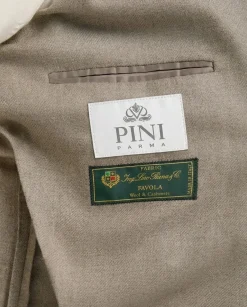 Veste taupe en laine et cachemire - Made in Italy